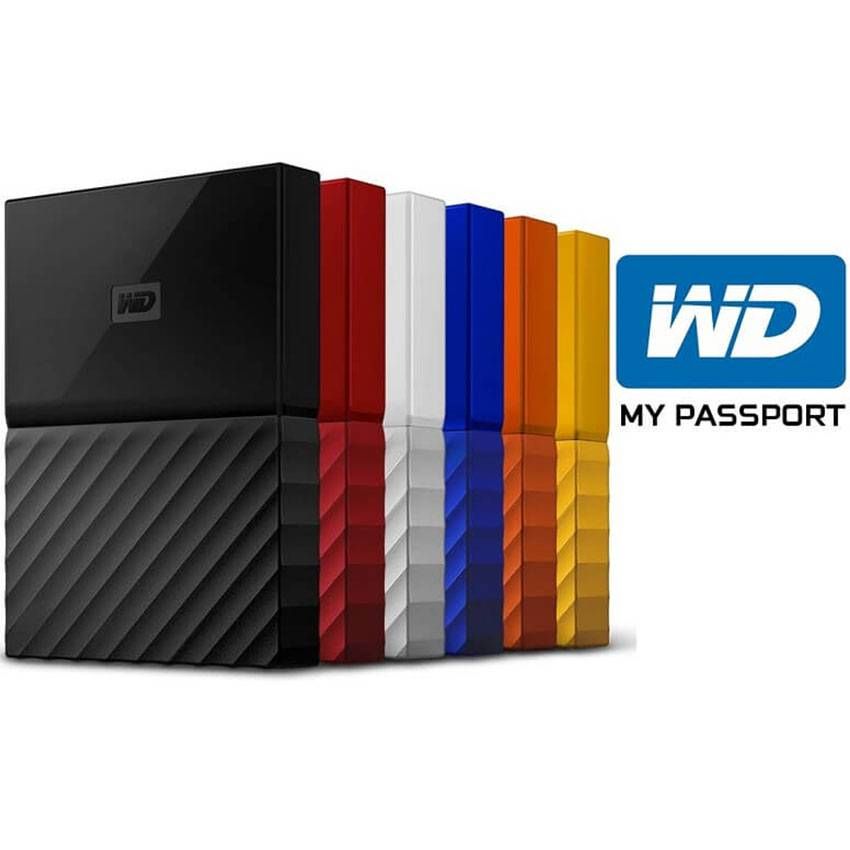 WESTERN DIGITAL MY PASSPORT PORTABLE HDD 2TB (ALL COLOR)