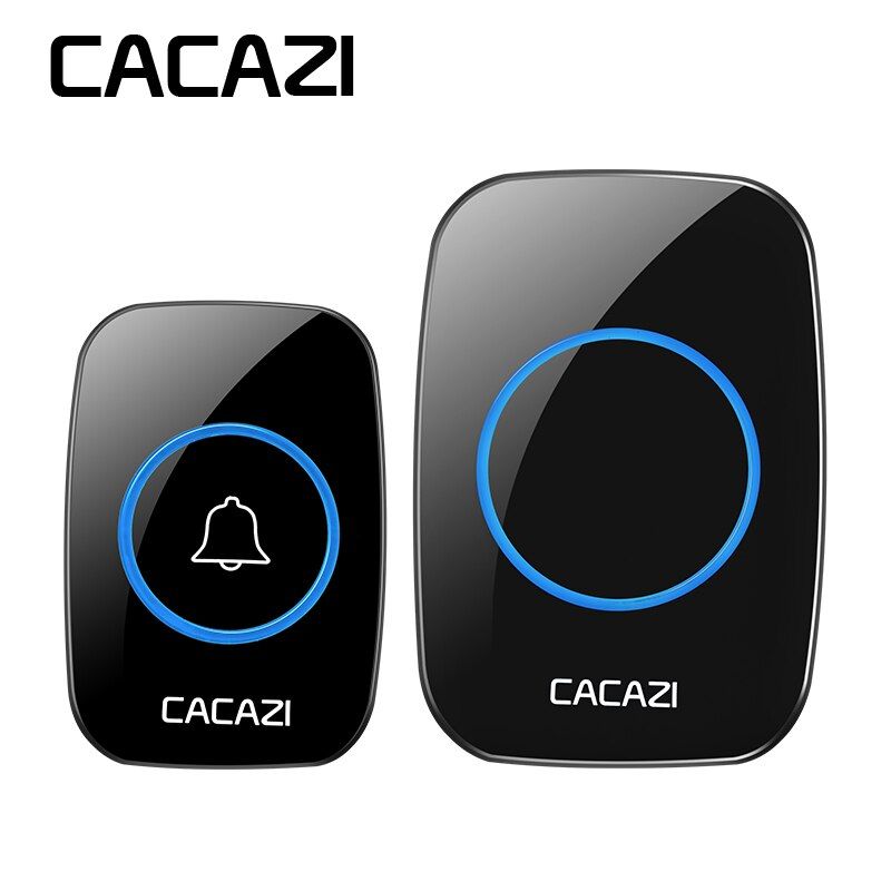 CACAZI A10 Wireless Doorbell Waterproof Door Bell Kit