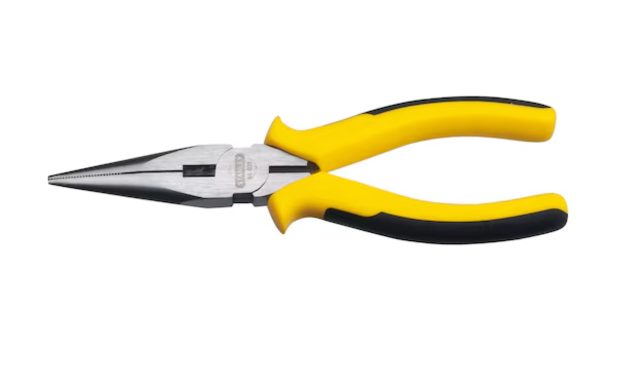 Stanley 6" LONG NOSE PLIERS