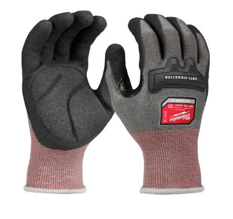 Milwaukee Cut Level 4 Dipped Anti-Vibration Gloves (Size: XL) 48-73-8763