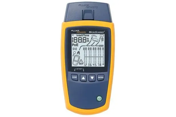 FLUKE MS2100 NETWORKS MICROSCANNER CABLE VERIFIER