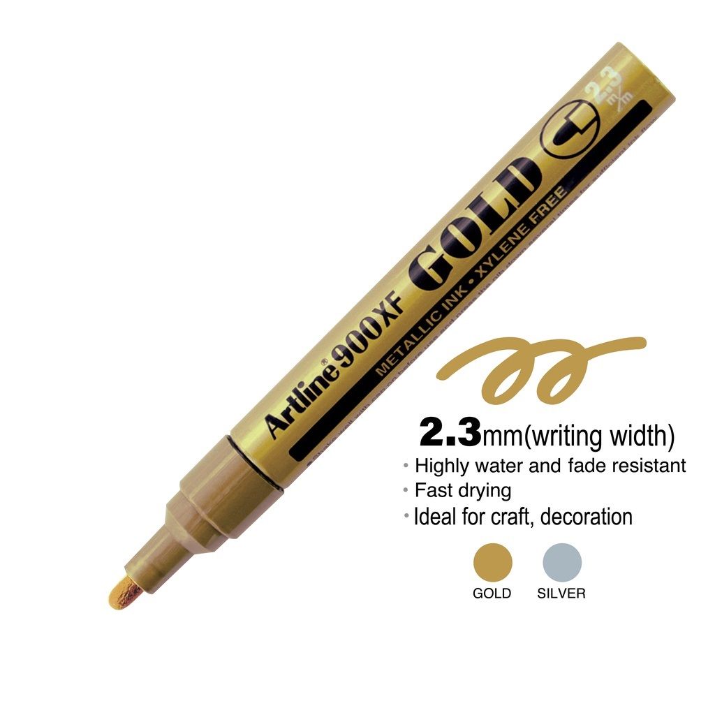 ARTLINE METALLIC MARKER 900XF GOLD (1PCS)