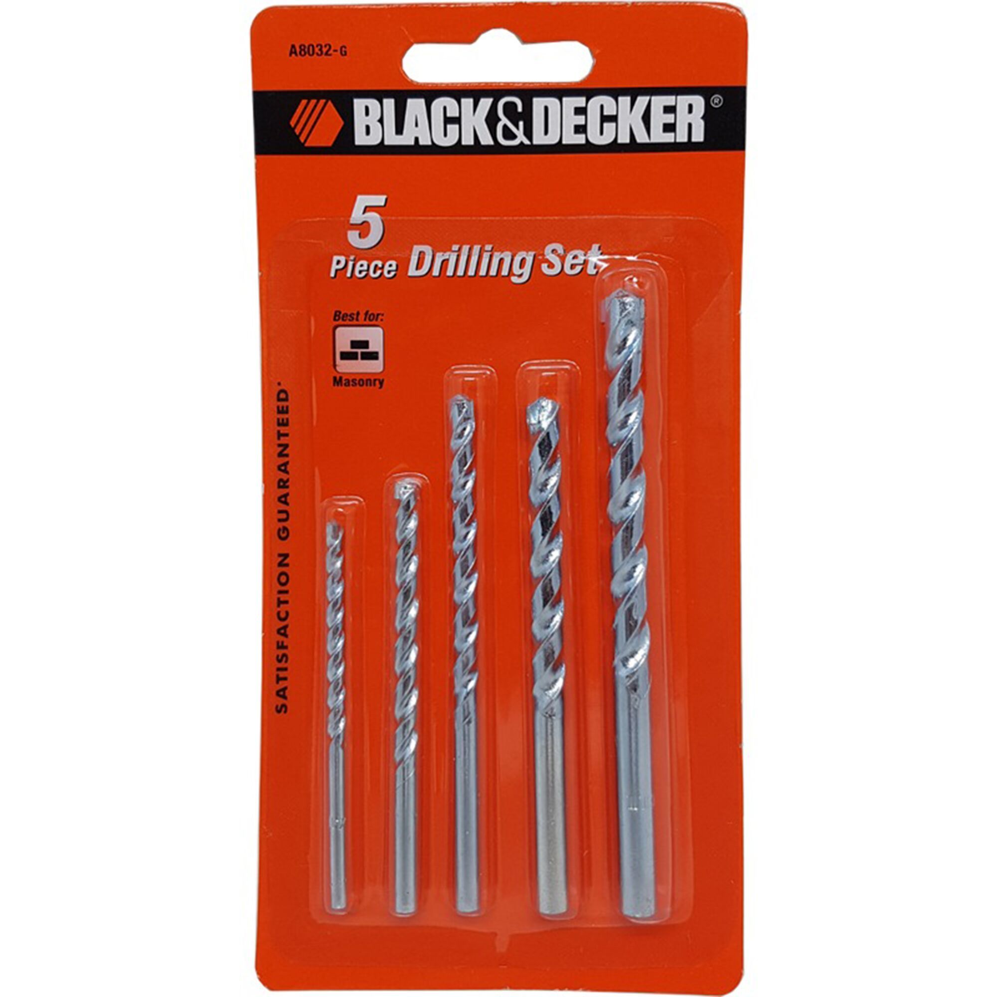 Black & Decker 7 PCE DRILL BIT SET(MP2)