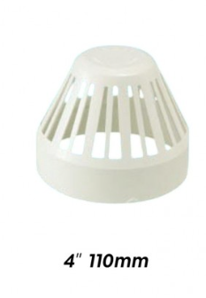 ATKC UPVC Fittings Vent Cowl 4" (110MM)