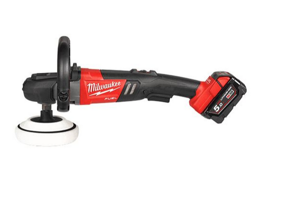 Milwaukee M18 FUEL™ 180 mm Polisher Kit 
w/ 2 units M18™ 5.0Ah Battery (Kit Version) M18 FAP 180-502X