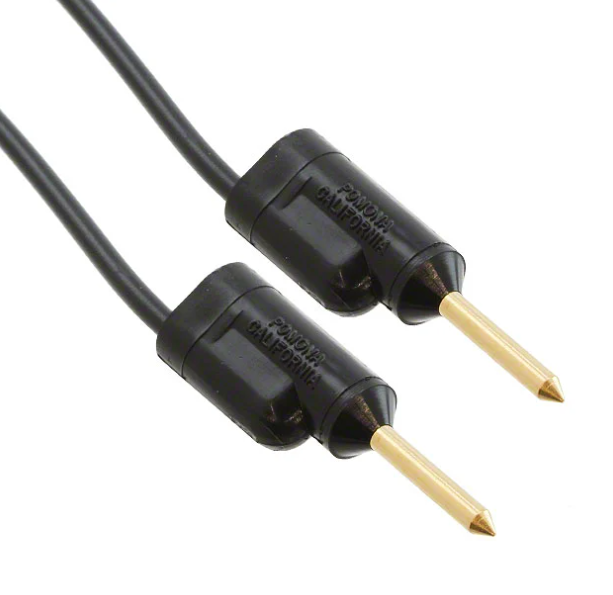 Fluke PATCH P-24-0 Pin Tip Plug Patch Cord (black)