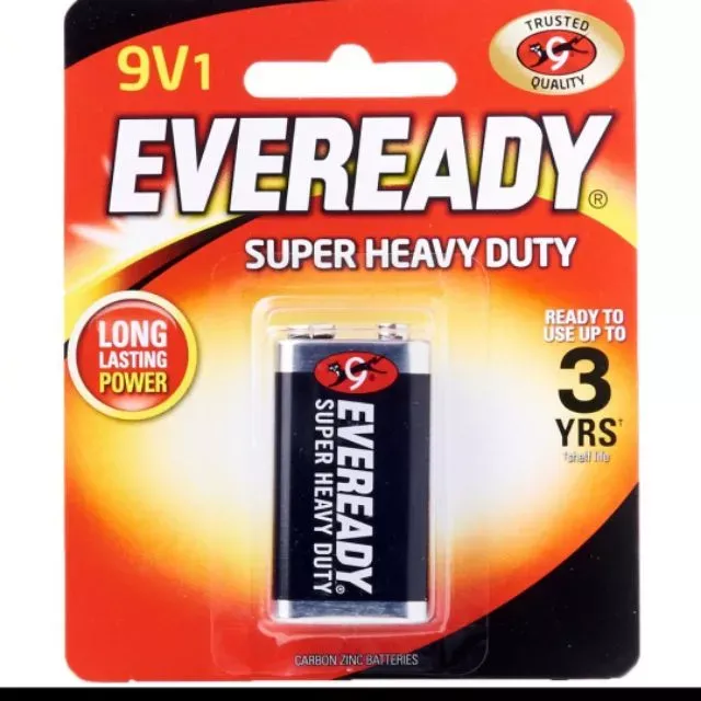 EVEREADY SUPER HEAVY DUTY 9V