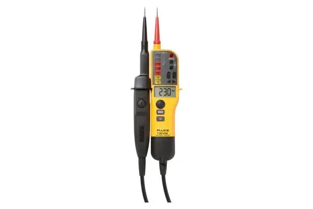 Fluke T130 FLUKE-T130 Voltage/continuity Tester W/lcd, Switchable Cable