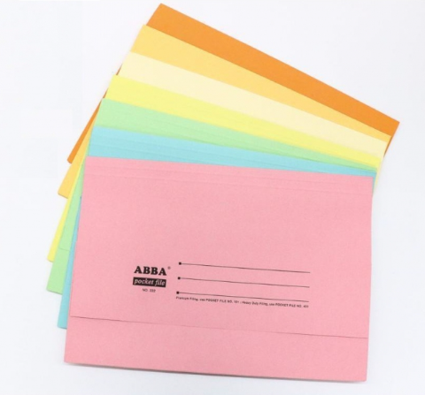 ABBA MANILA POCKET FILE 144PCS