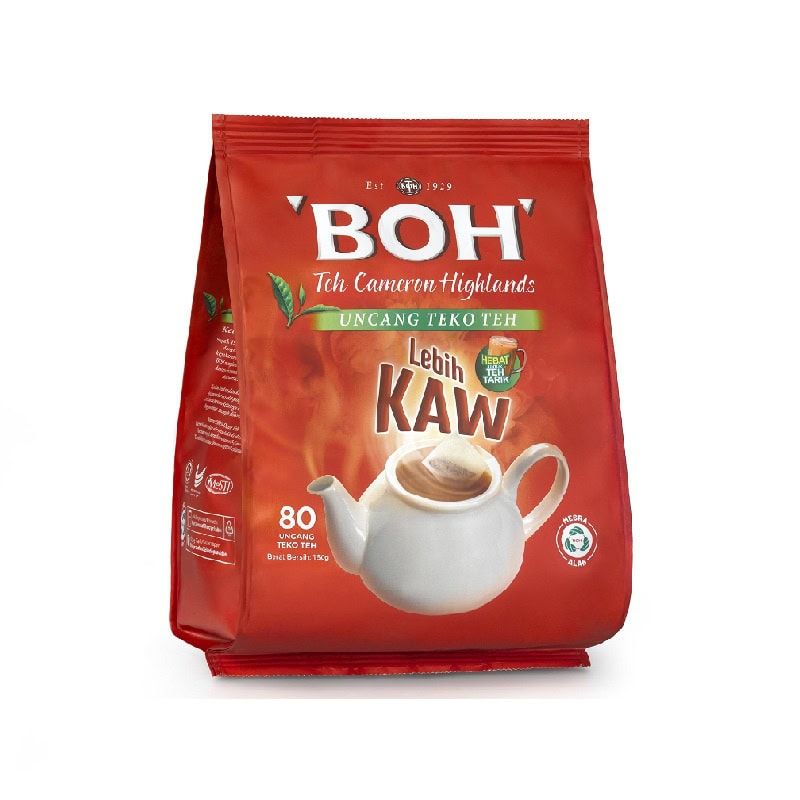 BOH CAMERON HIGHLANDS TEA 80'S X 2G (POTBAGS )