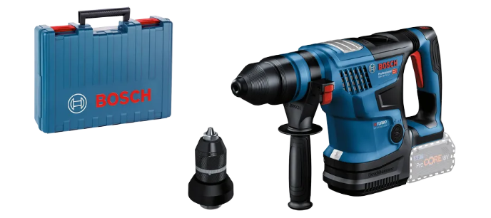BOSCH GBH 18V34 CF  CORDLESS ROTARY HAMMER WITH  BATTERY & CHARGER