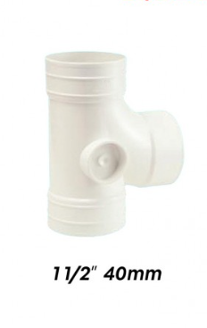 ATKC UPVC Fittings Equal Single Branch 1 1/2" (40MM)