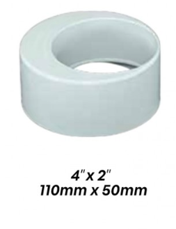 ATKC UPVC Fittings Bush Reducer 4" x 2" (110MMx50MM)