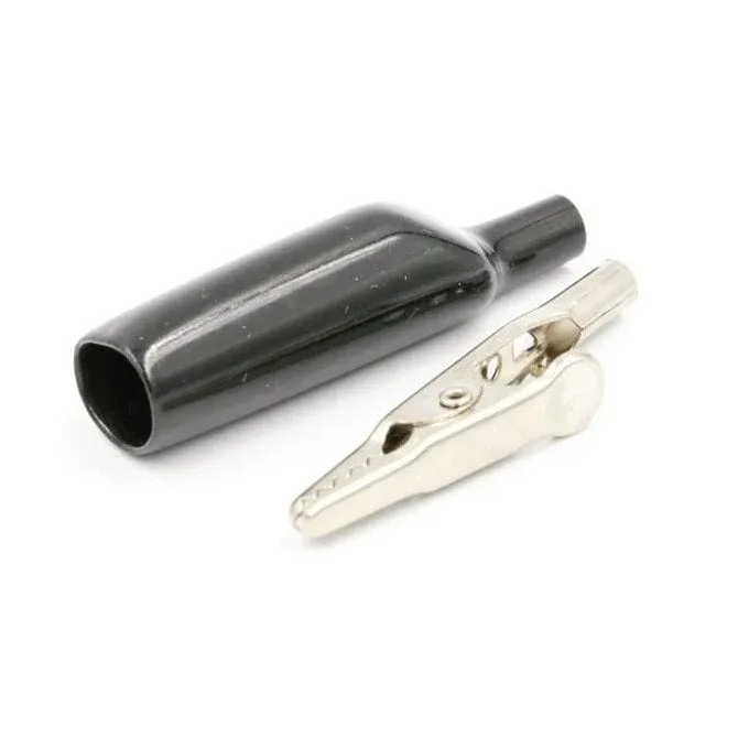Fluke PACGR 2240-0 Alligator Clip W/bannana Jack (black) 10/pkg