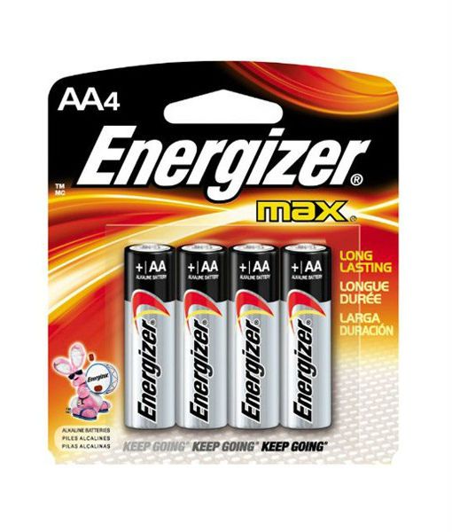 ENERGIZER ALKALINE BATTERY AA (4PCS/PACK)