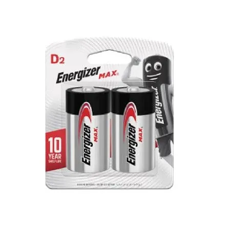 ENERGIZER ALKALINE BATTERY D (2PCS/PACK)