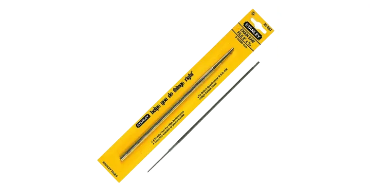 Stanley FILE-CHAIN SAW 3/16X8" BOX OF