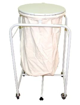 Soiled Linen Trolley with Pedal 22" x 20" x 38"