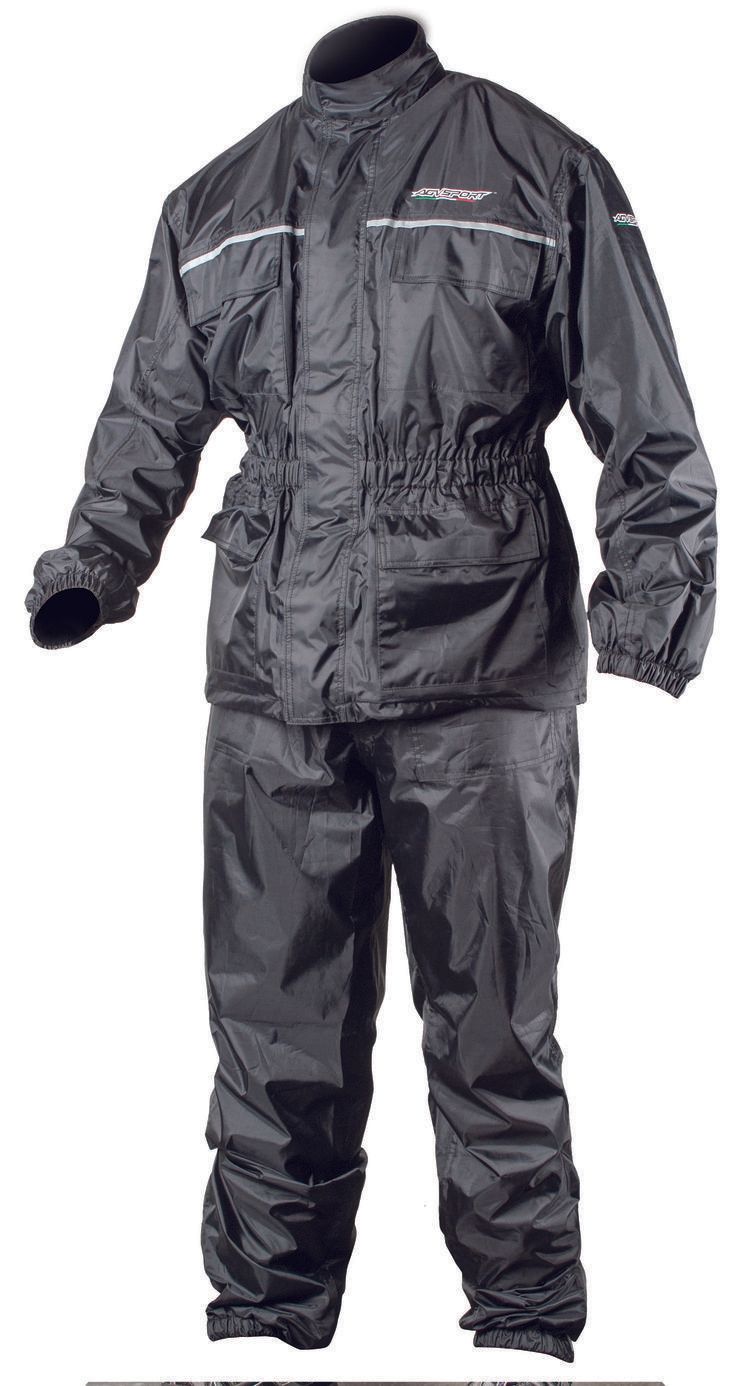 BLACK LINKO BRANDED MOTORCYCLE RAINSUIT M  XXXL
