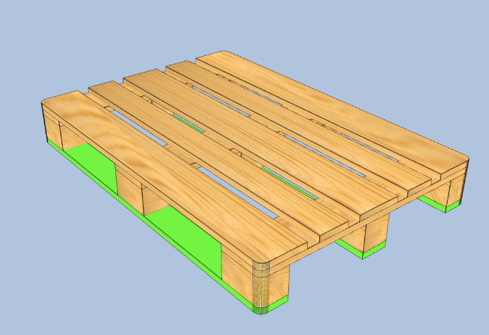 Wooden Shipping Pallets 1160x800x150mm
