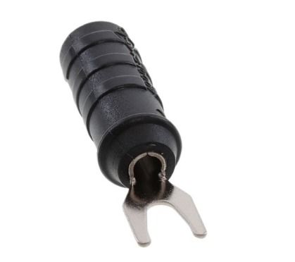 Fluke PJKPL 1614A-0 Insulated Spade Lug/jack (blk)