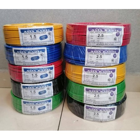 INSULATED CABLE 2.5 MM (RED,YELLOW,BLUE)