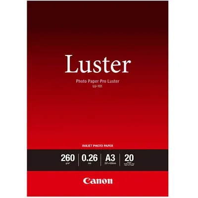 Canon LU-101 Photo Paper Pro Luster | A3 | 20 sheets