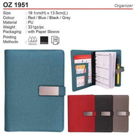 Corporate diary and organizers with LOGO 