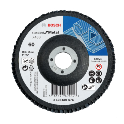 BOSCH Flap Disc – X433 Standard for Metal