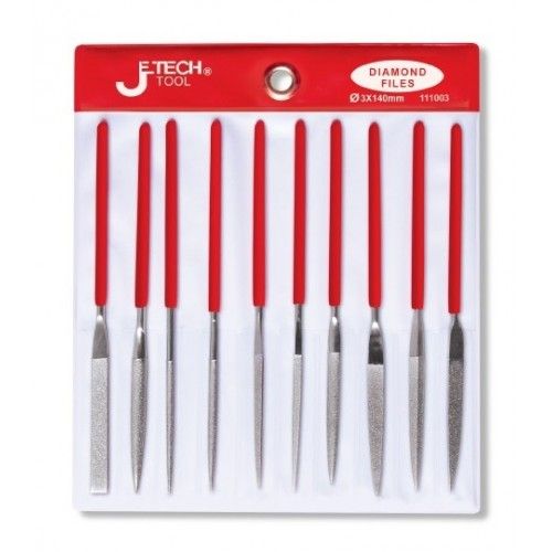 Jetech DF-10A Insulated Handle Diamond Mini File Set