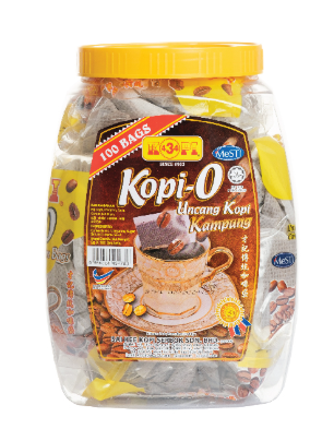 KOPI 434 KOPI O KOSONG COFFEE BAG 100S X 9G (BLACK COFFEE)
