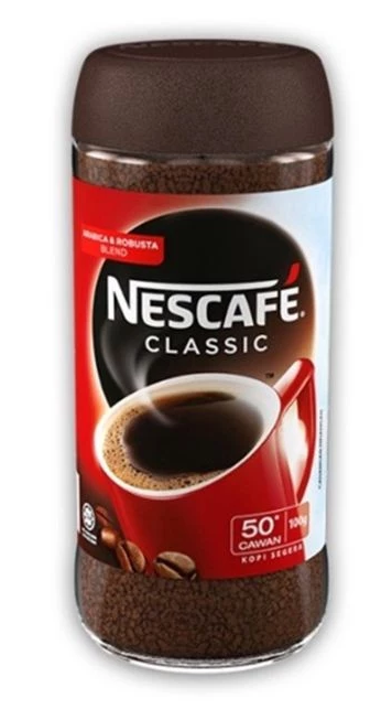 NESTLE NESCAFE CLASSIC INSTANT COFFEE 100G CLASSIC JAR