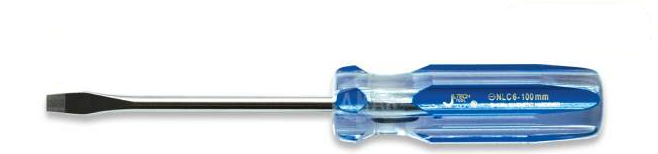 Jetech NLC5-250- Screwdriver Line Colour Big Handle 250mm Flat (-)