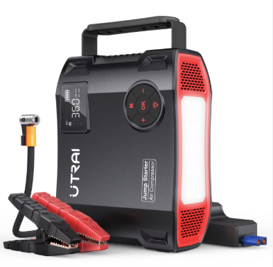UTRAI Jump Starter 12V 24000mAh Car Jumper Power Bank Peak Current 2000A 4 in1