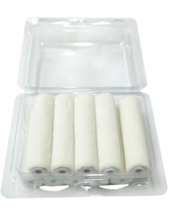 Besi & Logam #4040M 100.0MM (4") 15.0MM x 4.0MM (50% Wool Woven) Mohair Short Pile Roller Sleeve (10 PCS/PKT)