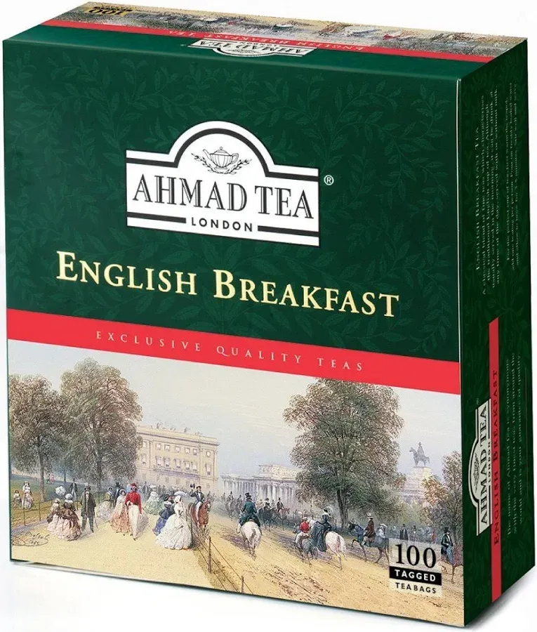 AHMAD TEA ENGLISH BREAKFAST TEA 100 TEABAGS