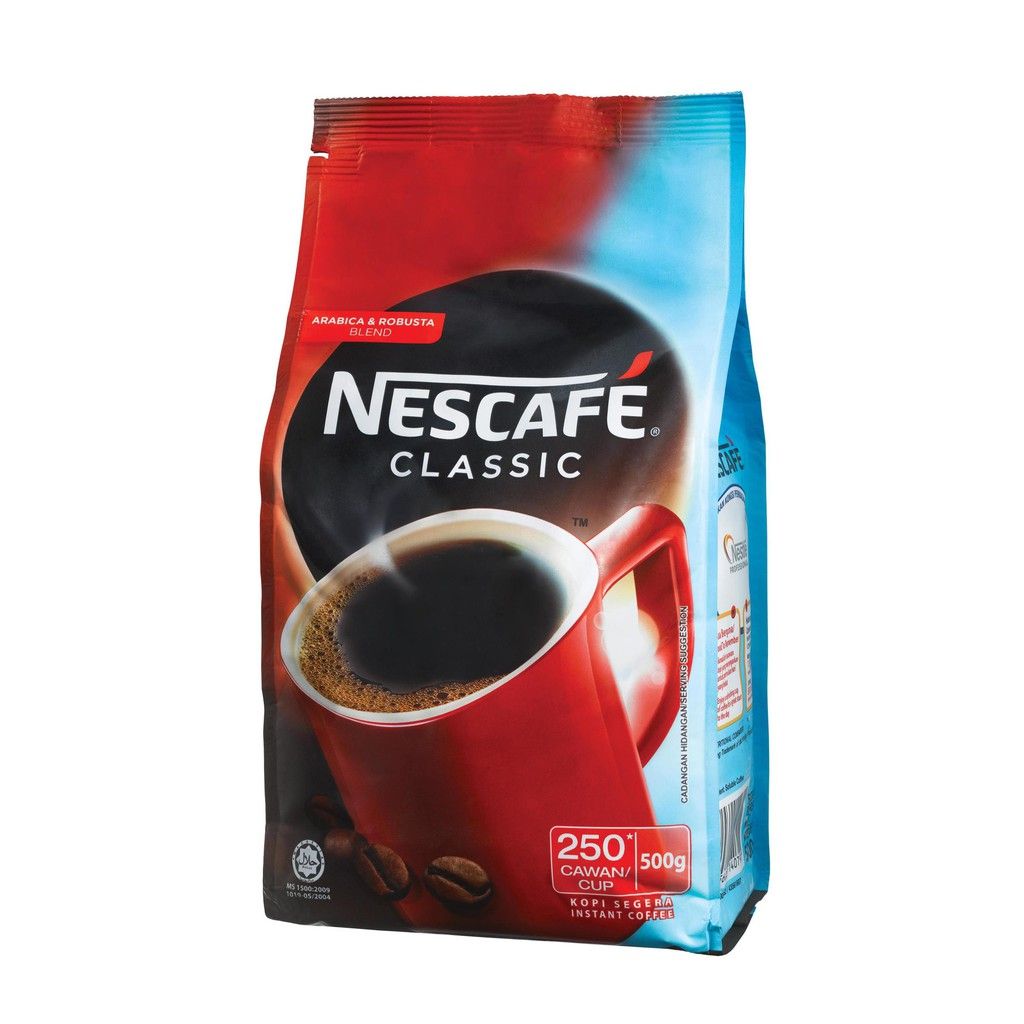 NESCAFE Classic Refill 500g /Nescafe /Nescafe Coffee Refill /Classic Instant Coffee Refill /Necafe Classic Refill /Nescafe Classic Instant Coffee Refill