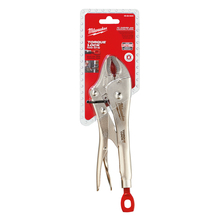 Milwaukee 10" (254mm) Torque Lock Curved Jaw Locking Pliers 48-22-3420