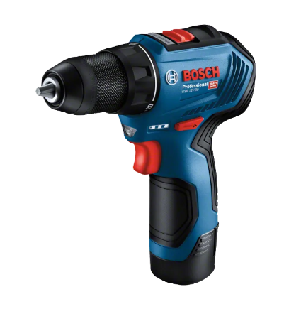 Bosch GSR12V-30 Set Cordless Drill Brushless Motor With Battery Charger Mesin Gerudi Bateri Mudah Alih - 06019G90L1