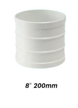 ATKC UPVC Fittings Straight Coupling 8" (200MM)
