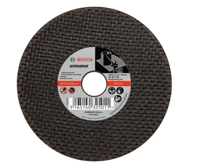 BOSCH STAINLESS STEEL CUTTING DISC 4FT 2608607414