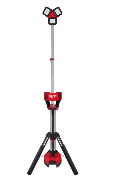 Milwaukee M18™ 6000 Max Lumens High Output Stand Area Light / Charger (Bare) M18 HOSALC-0
