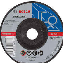 Bosch (4" / 5" / 7" / 9") Grinding Disc for Angle Grinder & Cut Off Machine