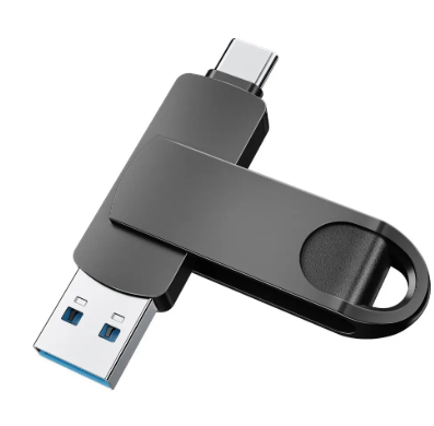 QP PENDRIVE 2TB OTG 3IN1 USB MICRO TYPEC HIGH SPEED FLASH DRIVE 1GB (ALL COLOR)