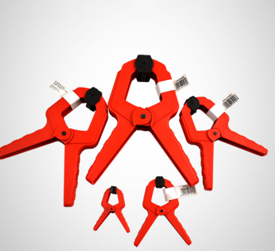 Duratec 829 Adjustable Pressure Spring Wood Clamp (160MM) 5PCS (Black)
