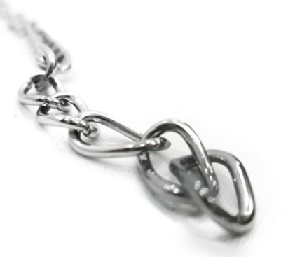 ATKC Ornamental Chrome Finish Link Chain 1.6MM (T) x 1M (L)