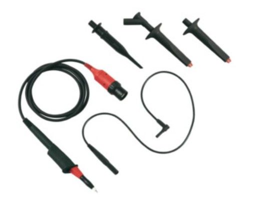 Fluke SMACC VPS421-R Vps421-r,volt. Probe Set Red-blk 4mm 150 Mhz 100:1 2000v-1000v Cat Iii To Earth