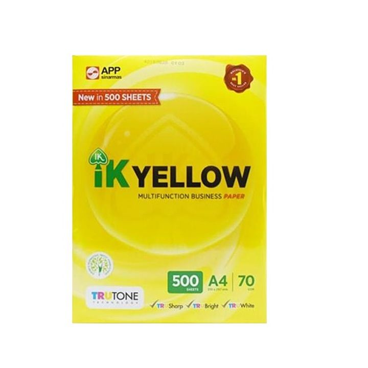 A3 (70GSM) IK YELLOW (500'S)