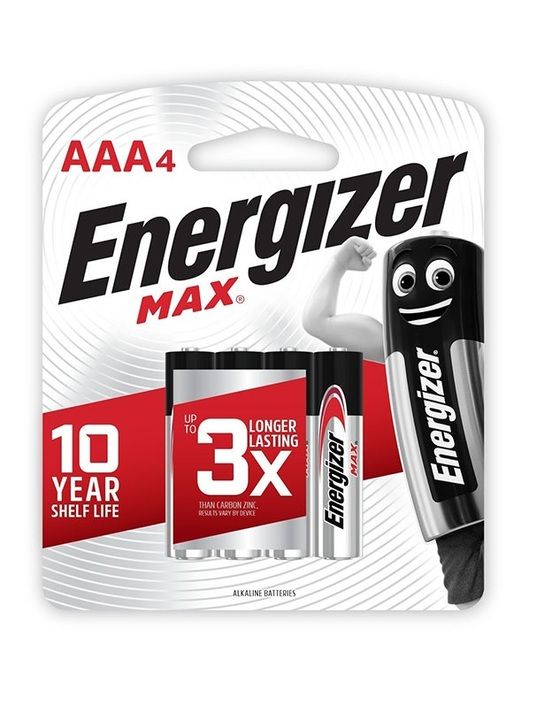 ENERGIZER ALKALINE BATTERY AAA (4PCS/PACK)