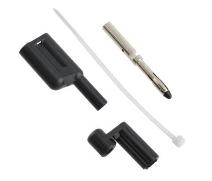 Fluke PJKPL 6721-0 Do-it-yourself 4mm Stackable Banana Plug, Black